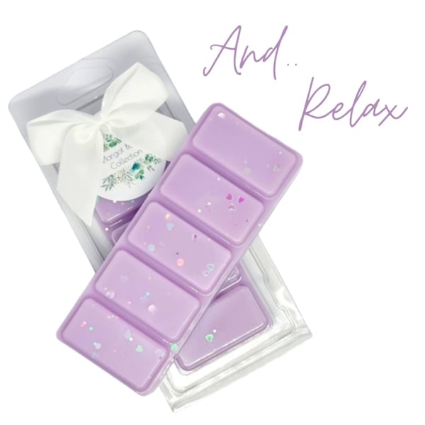 And.. Relax   Wax Melts UK  50G  Luxury  Natural  Highly Scented