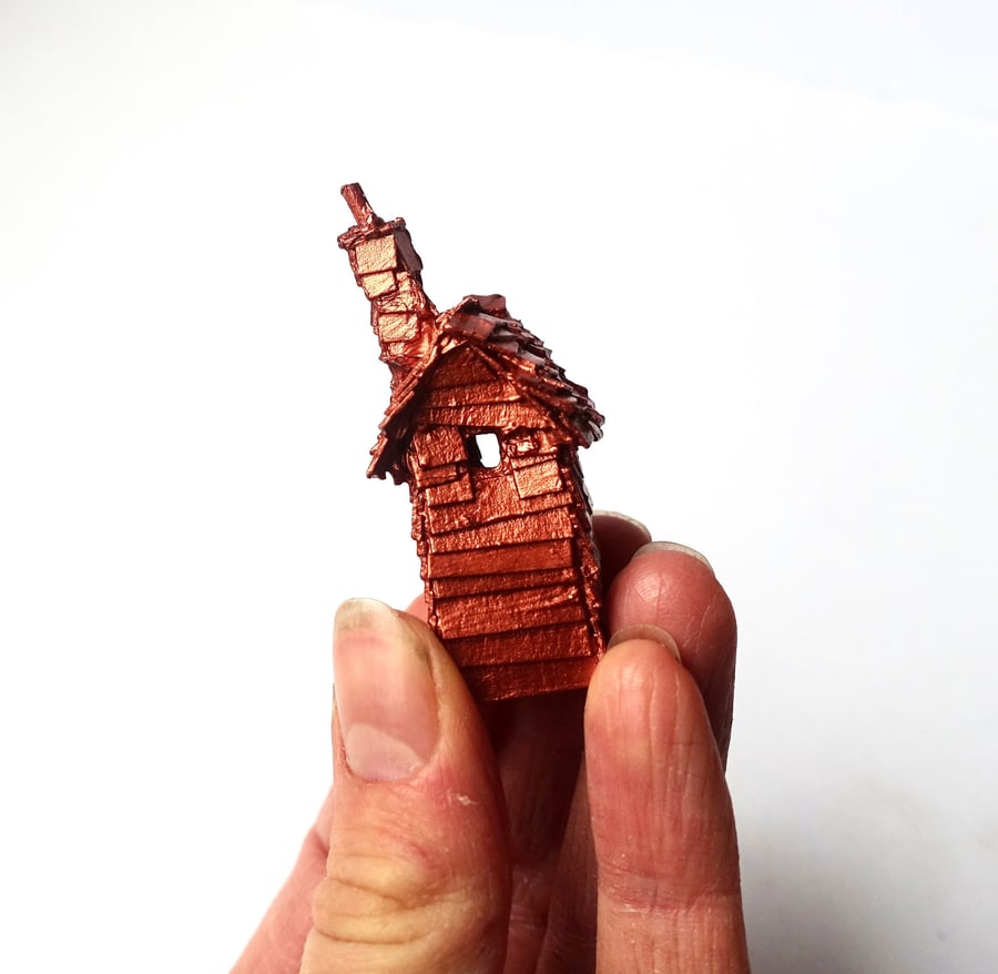 Tiny Copper House - MADE TO ORDER