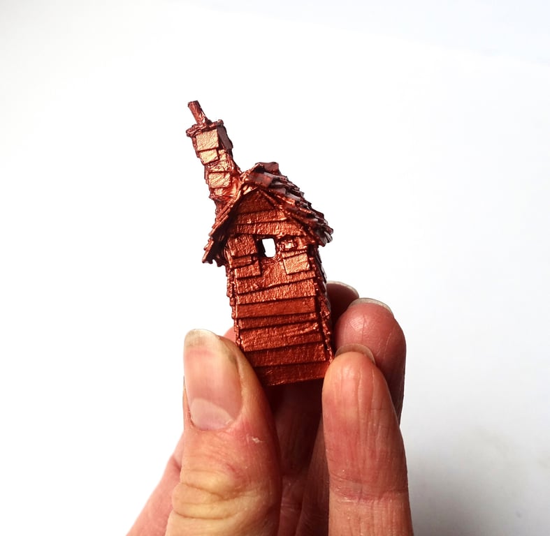 Tiny Copper House - MADE TO ORDER
