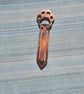 Pawprint Textured Copper Paperclip Bookmark Artisan  - Image 2
