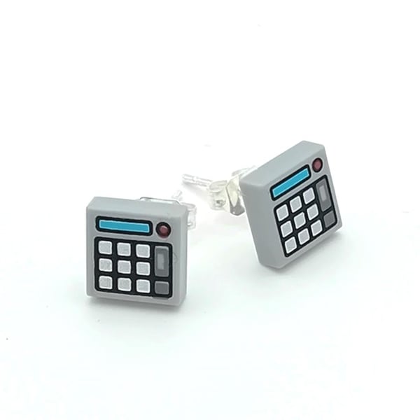 Lego Calculator Earrings