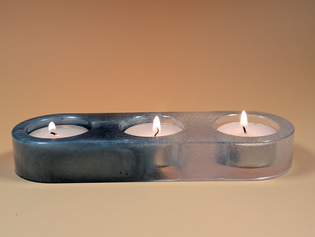 Cosmic Shimmer Tealight Holder – Handmade Resin Gift