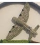 Crocheted Lancaster bomber hoop - Image 3