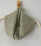 Neck warmer unisex knitted soft merino lambswool light weight zigzag pattern - Image 5