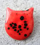 Cat head brooch - Image 3