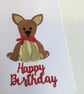  Birthday card. Dog birthday card. Ref 343.  - Image 2