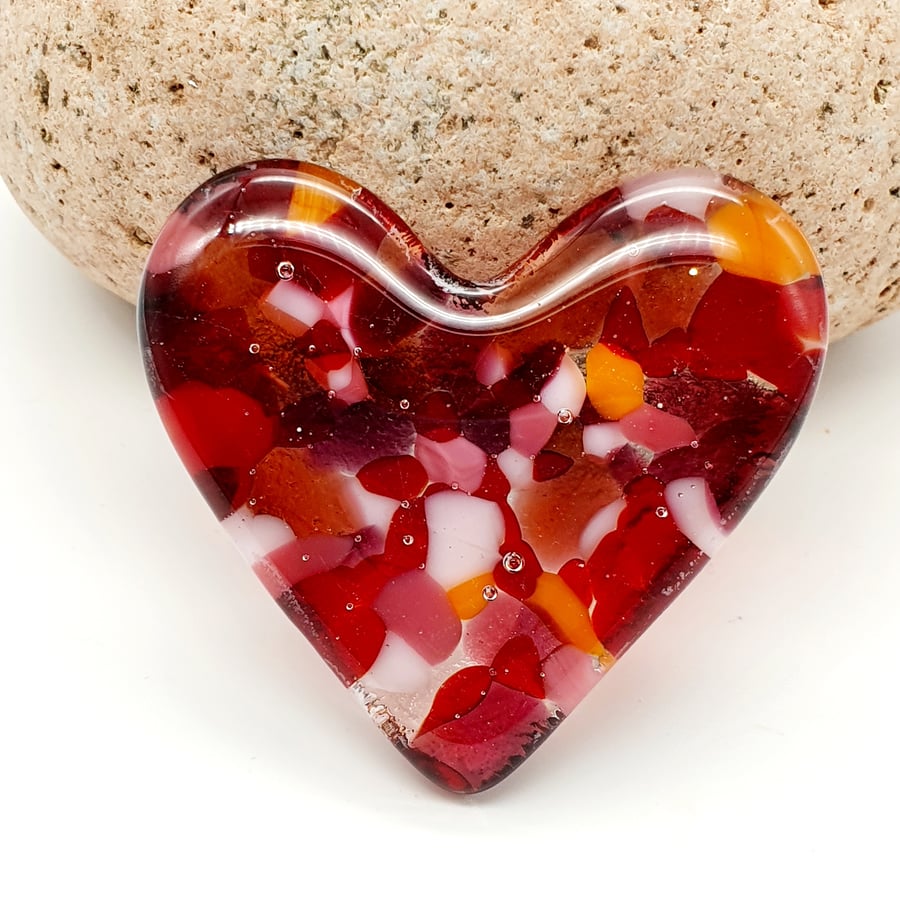 Fused Glass 'Heart to Hold'