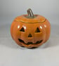 Ceramic Halloween Pumpkin Tea Light Candle Holder Ornament Decoration. - Image 6