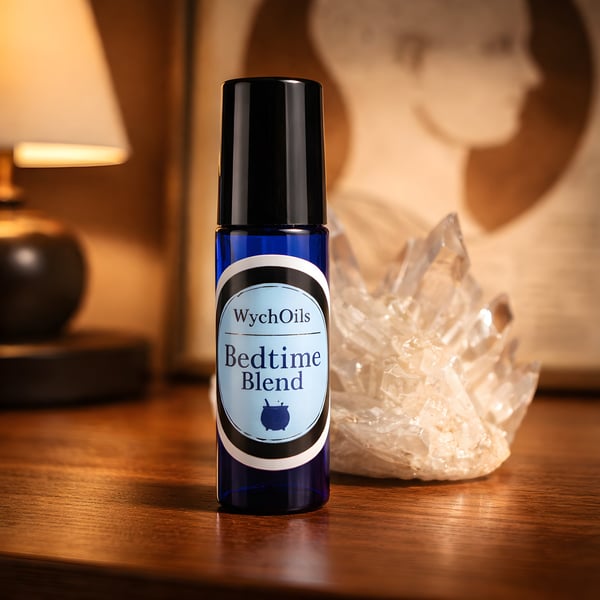 WychOils Bedtime Ritual Set, Handmade Sleep Spray and Relaxing Rollerblend