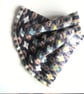Handwoven Lambswool Cowl in Grey, Buff, Navy and Lemon 10 - Image 2