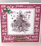Festive tree Christmas card