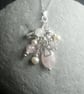 Gemstone Cluster Necklace - Image 4
