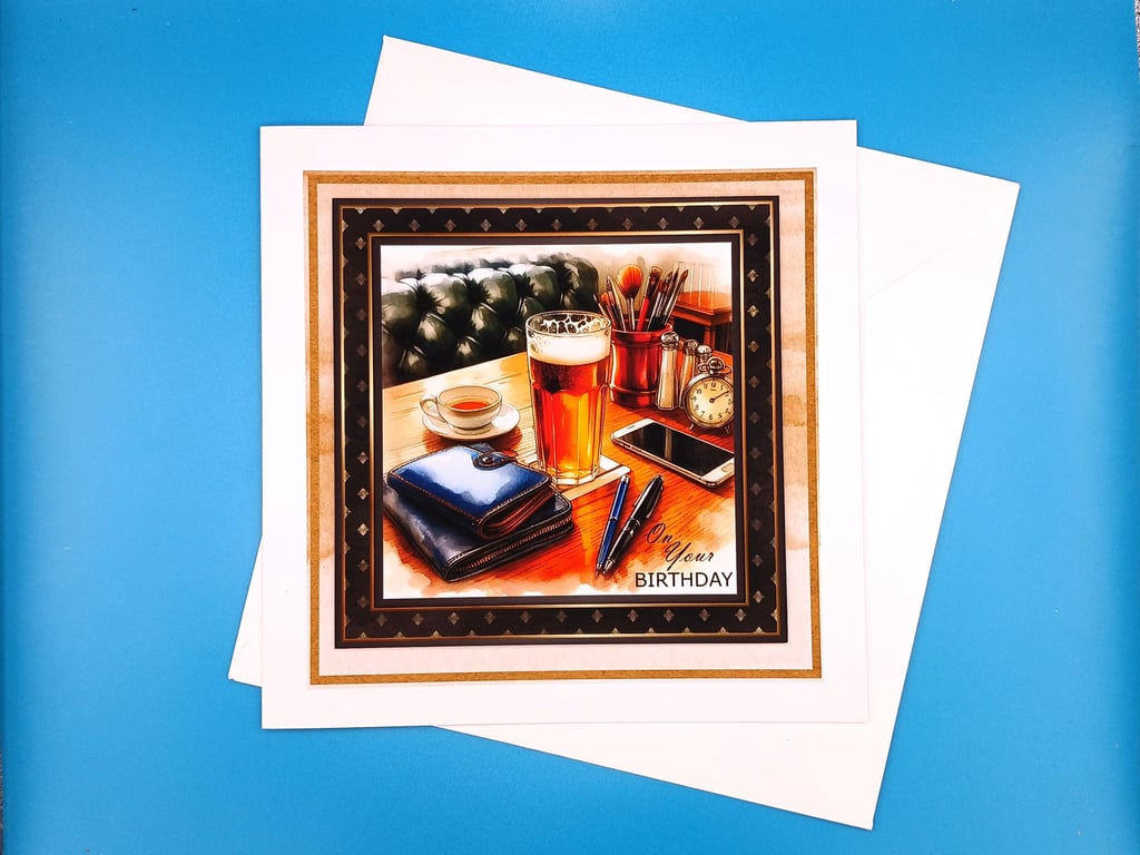 Birthday Card, Brother, Son, Husband, Grandson