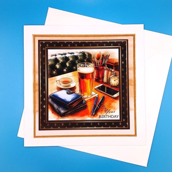 Birthday Card, Brother, Son, Husband, Grandson