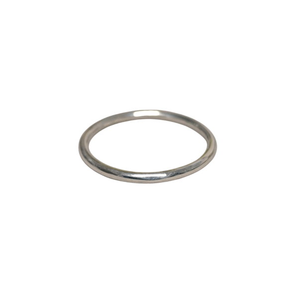 9ct white gold 1.5mm halo ring