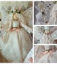 Merrybelle, Maiden of the Midsummer Fay - Handmade Fairy Doll Ornament  - Image 2