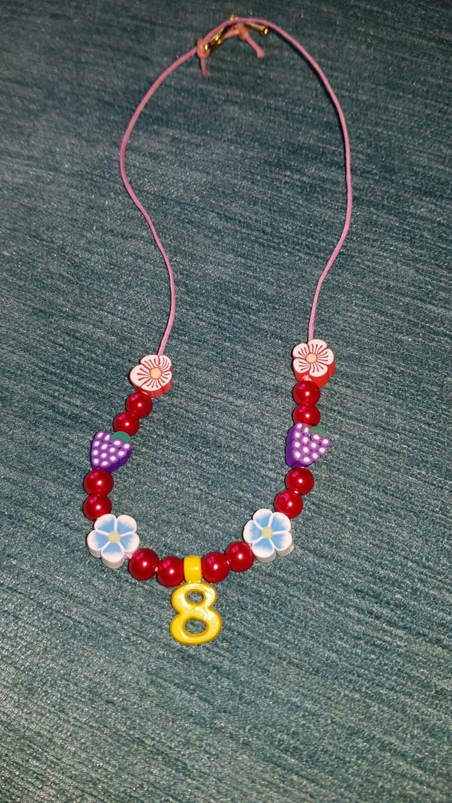 Children's '8' Charm Necklace