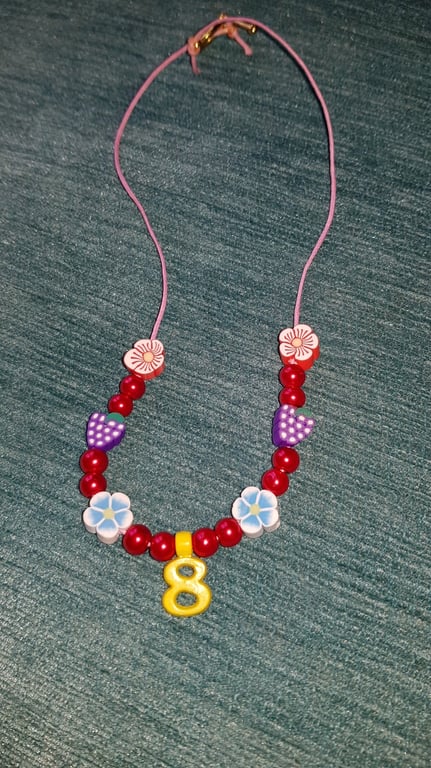 Children's '8' Charm Necklace