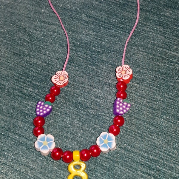Children's '8' Charm Necklace