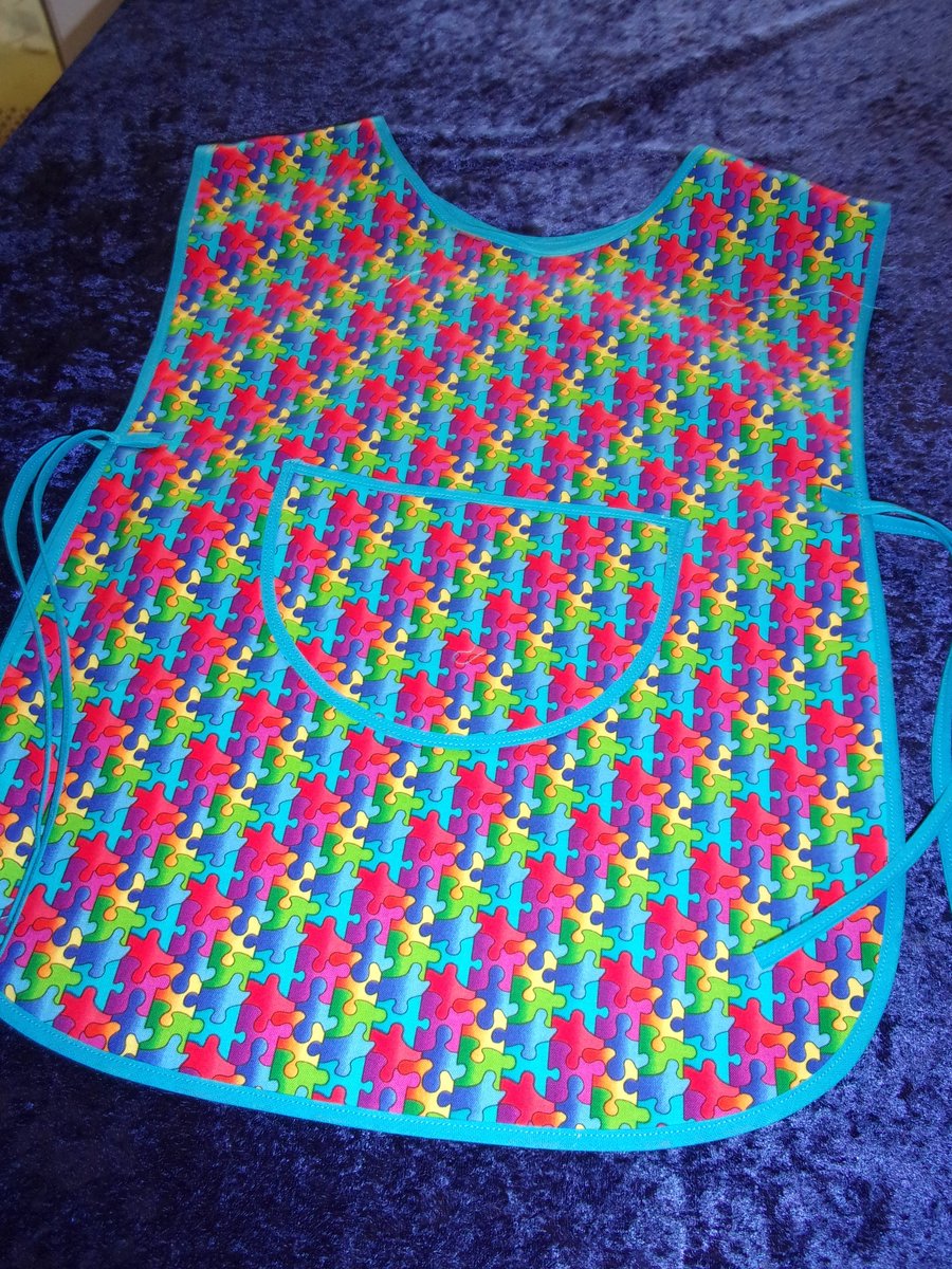 Multi Colours Jigsaw Child's Tabard Apron