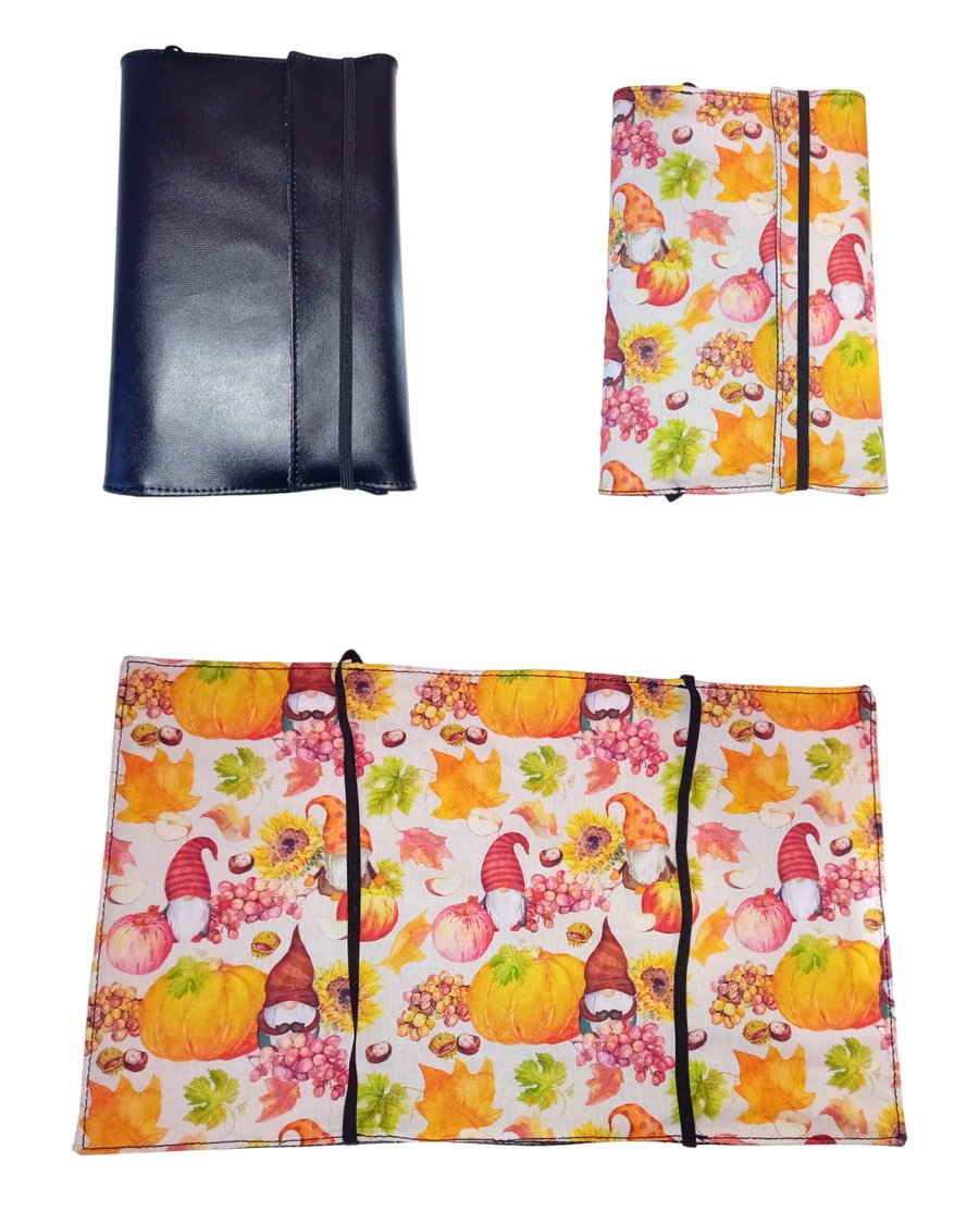 Reversible reusable book cover