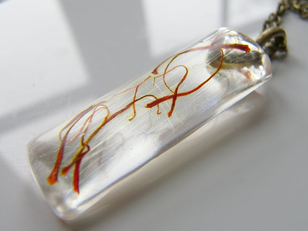 Spicy Saffron Necklace