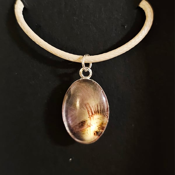 Passion flower pendant 