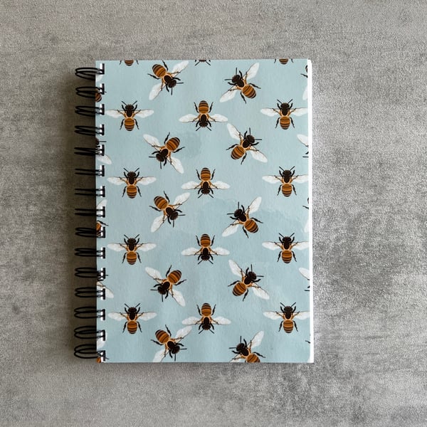 2026 A4 Day-a-Page Diary – Handmade Illustrated planner – Honey Bees