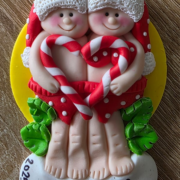 Personalised Christmas In... Tree Ornament
