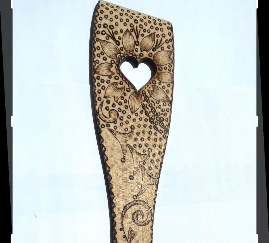 Gift decorated kitchen spatula