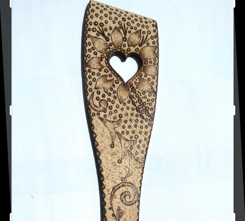Gift decorated kitchen spatula