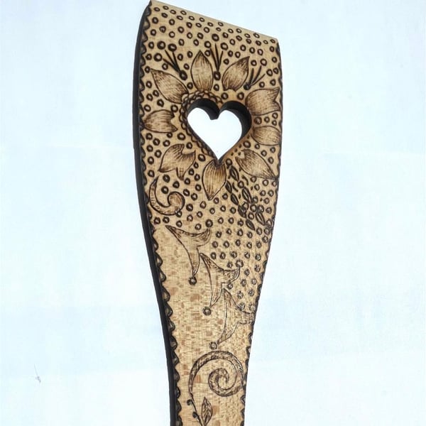 Gift decorated kitchen spatula