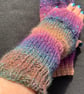 Hand Knitted Sparkly Fingerless Wrist Warmers - Image 4