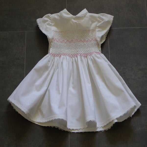 Smocked Dress size 3 -9 months 