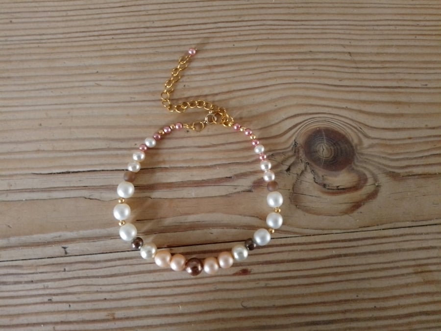 Handmade beaded bracelet