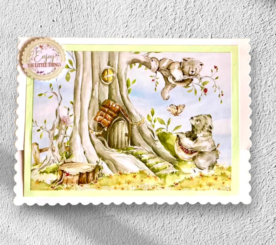 Story Book Card. Special Occasion. For Him, Her or Child. 