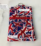 Jack phone case, Flag pouch, Detachable strap, Handmade - Image 10