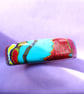 Abstract Pattern in Precious Colours - Designer Bangle - Handmade - Unique  - Image 2