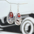 Fordite earrings