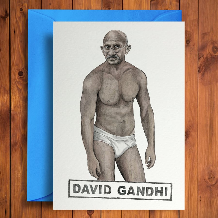 David Gandhi - Funny Birthday Card