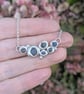 Sterling Silver and Raw Sapphire Necklace - Image 2
