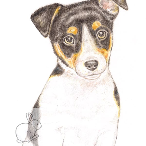 Jack the Jack Russell - Easter Card