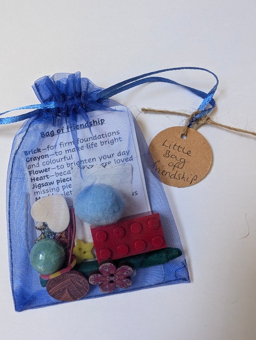 Filled mini bag of friendship