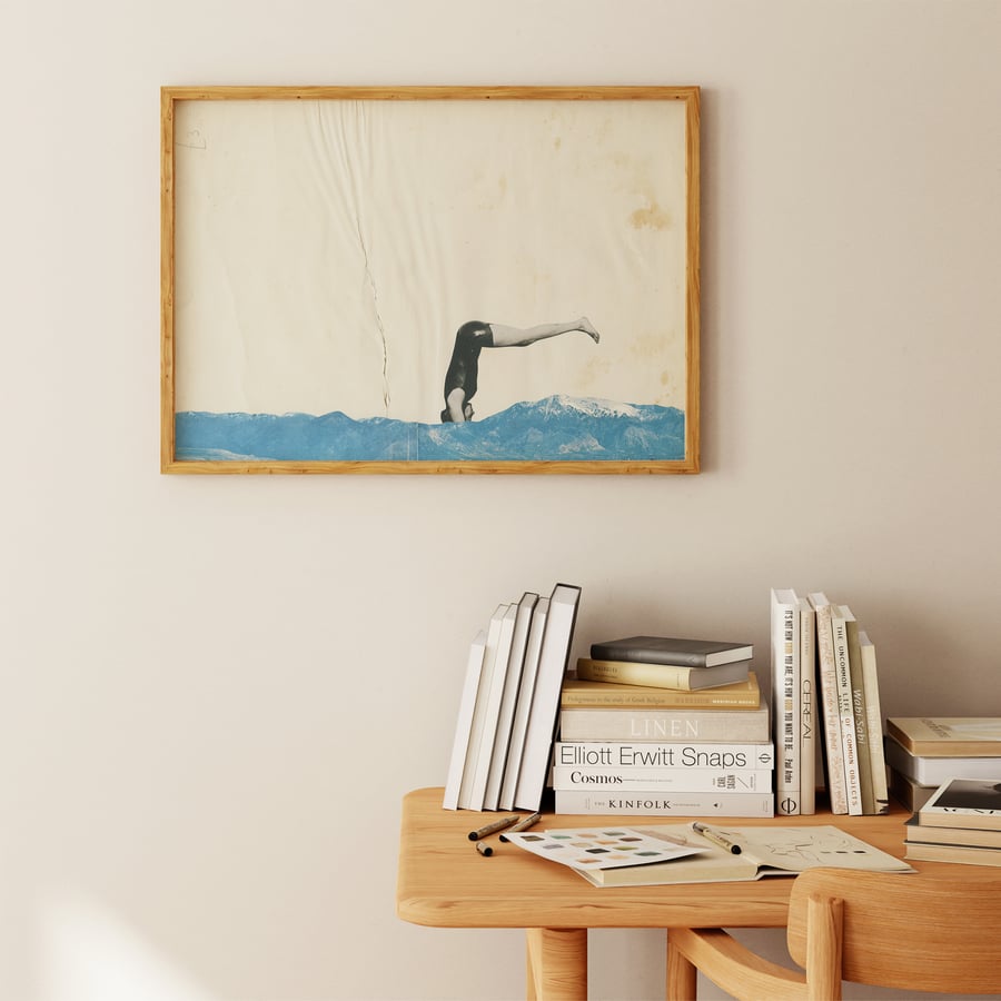 Diving Art Print - Plunge