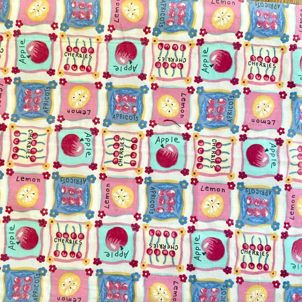 Pastel Fruits Fat Quarter 