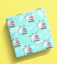 Shark Gift wrap, jaws wrapping paper, have a jawsome birthday, shark pun gift wr - Image 3
