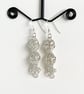 Spiral Chainmaille Sterling Silver Earrings  - Image 7
