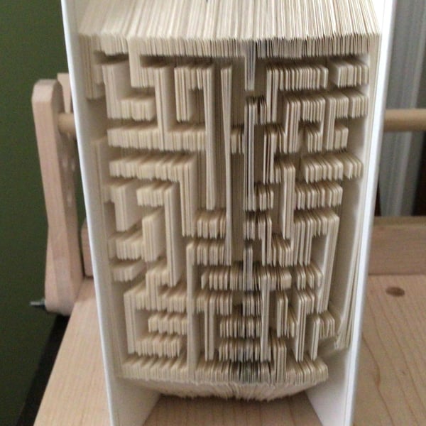 Maze 1 - Square COMBI Book Folding Pattern - EMAILED PDF PATTERN