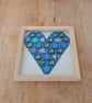Blue bottle top heart