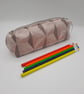 Boxed pencil case lilac pink geometric,  free UK delivery.  - Image 2